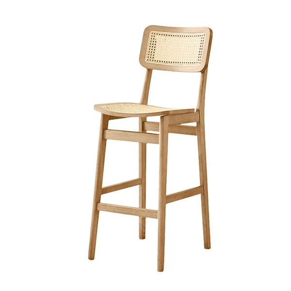 Wooden Cane & Rattan Bar Set Serene