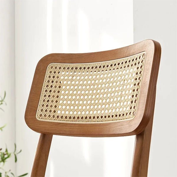 Wooden Cane & Rattan Bar Set Serene