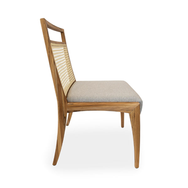 Wooden Cane & Rattan Dining Chair - Conviviality
