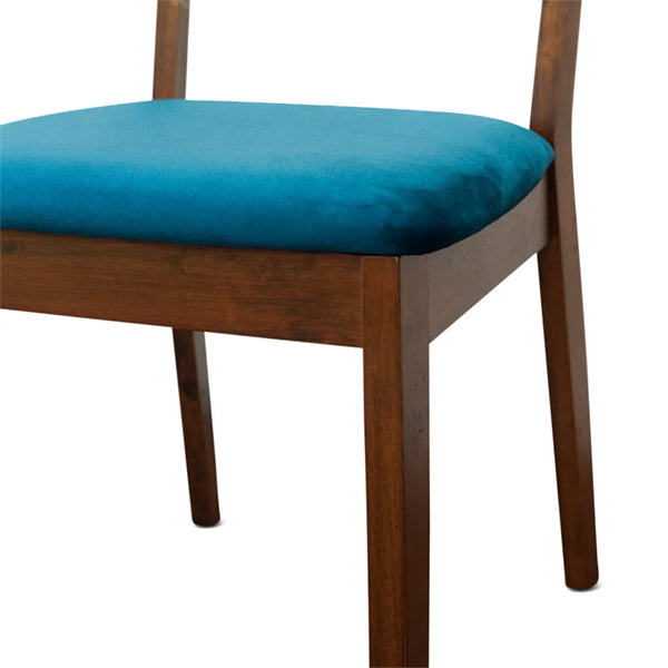 Wooden Cane & Rattan Dining Chair - Ecstasy