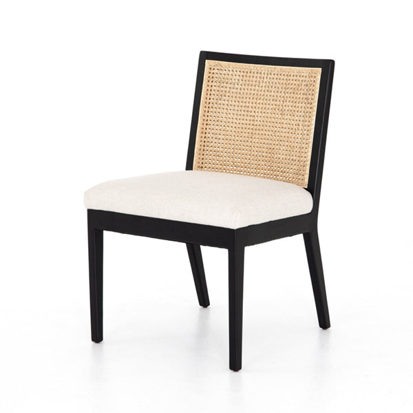 Wooden Cane & Rattan Dining Chair - Ember