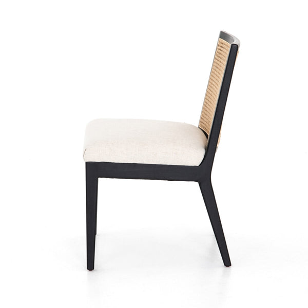 Wooden Cane & Rattan Dining Chair - Ember
