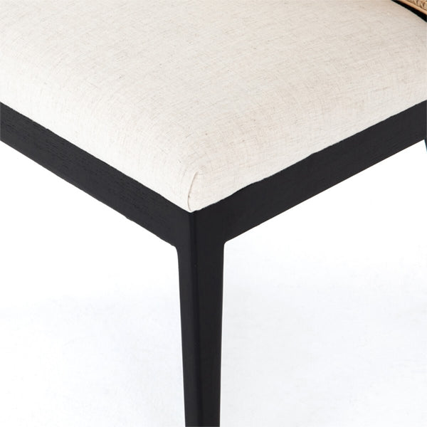 Wooden Cane & Rattan Dining Chair - Ember