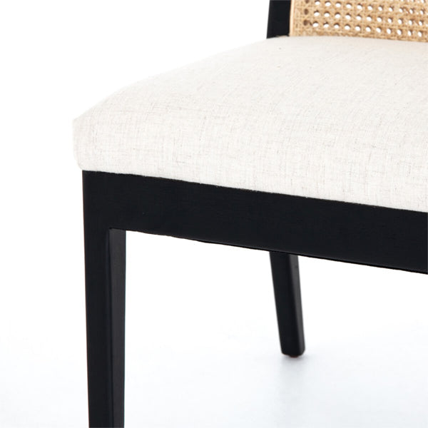Wooden Cane & Rattan Dining Chair - Ember