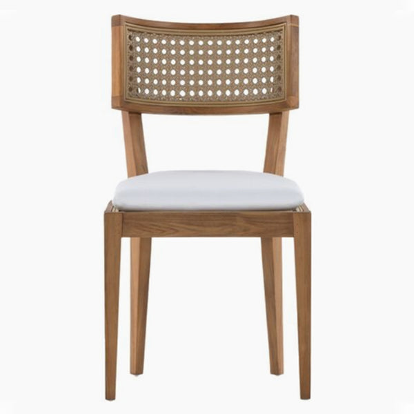 Wooden Cane & Rattan Dining Chair - Meal Chair
