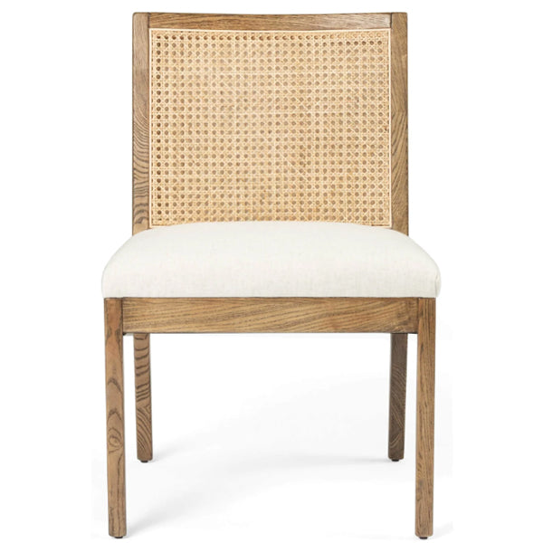 Wooden Cane & Rattan Dining Chair - Merriment