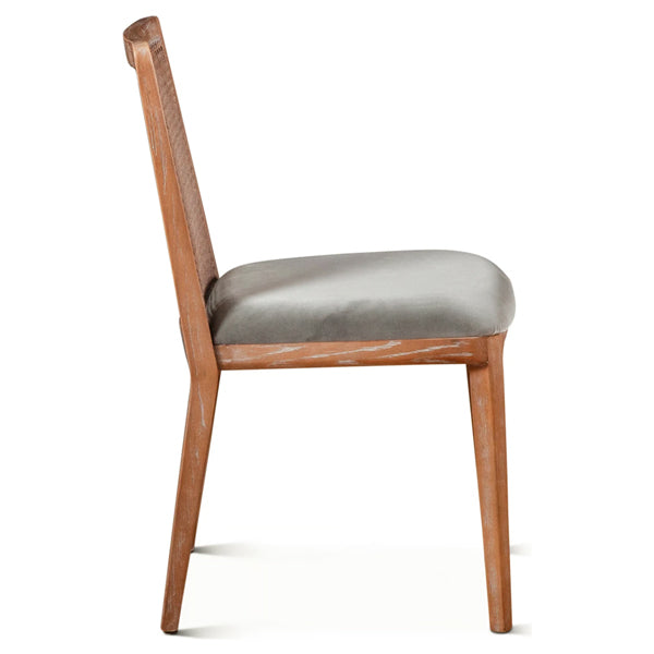Wooden Cane & Rattan Dining Chair - Monaco