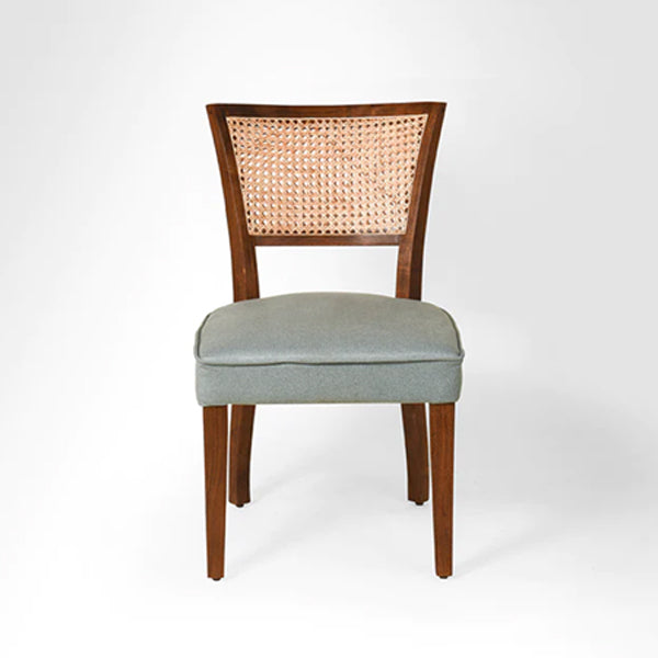 Wooden Cane & Rattan Dining Chair - Savoy