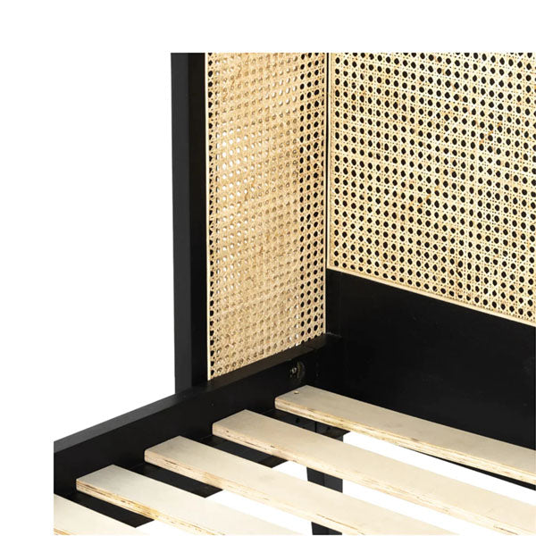 Wooden Cane & Rattan Furniture - Bed - Hilarity