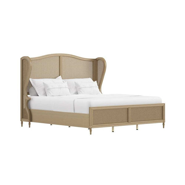 Wooden Cane & Rattan Furniture - Bed - Relief