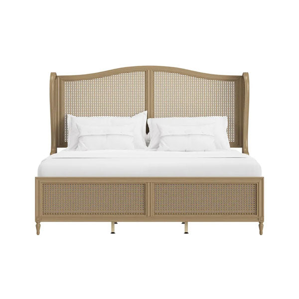Wooden Cane & Rattan Furniture - Bed - Relief