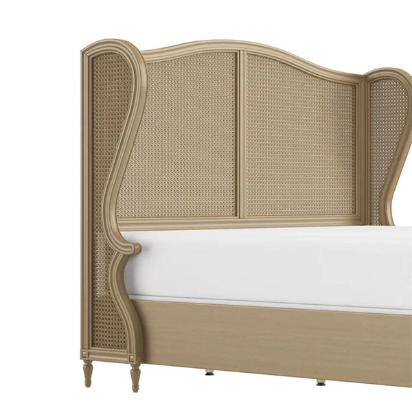 Wooden Cane & Rattan Furniture - Bed - Relief