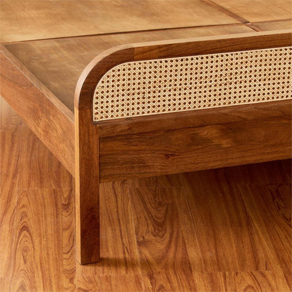 Wooden Cane & Rattan Furniture - Bed - SleepyRest