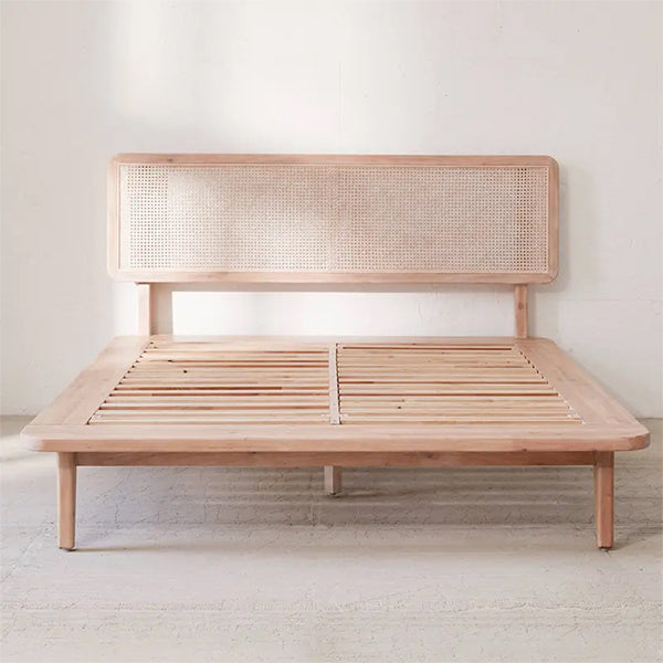 Wooden Cane & Rattan Furniture - Bed - Venessa