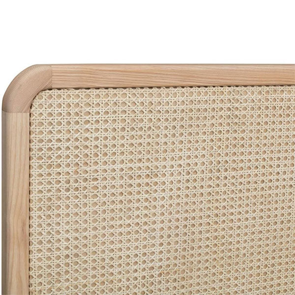 Wooden Cane & Rattan Furniture - Bed - Vintage