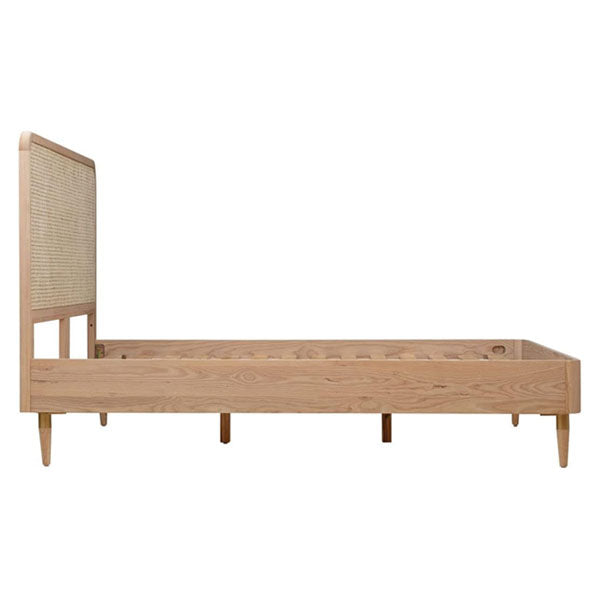 Wooden Cane & Rattan Furniture - Bed - Vintage