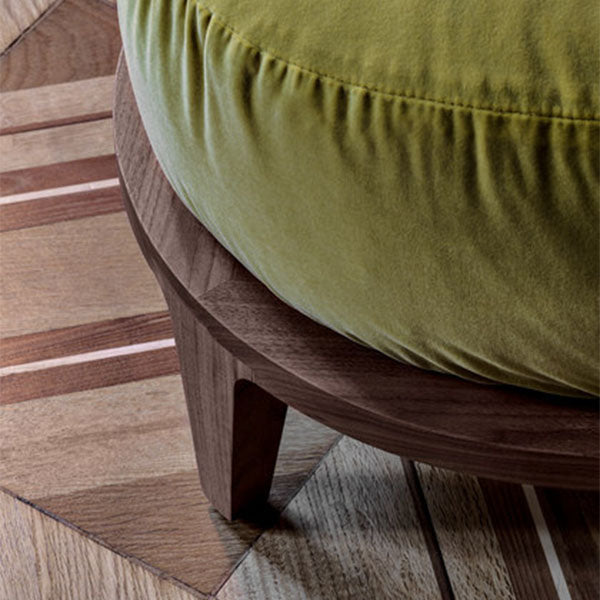 Wooden Cane & Rattan Lounge Chair - Cuddly Throne
