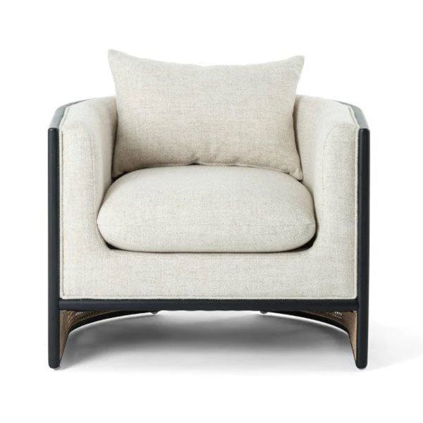 Wooden Cane & Rattan Lounge Chair - Softy