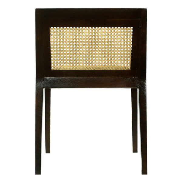 Wooden Rattan Cane Chair - Nexon