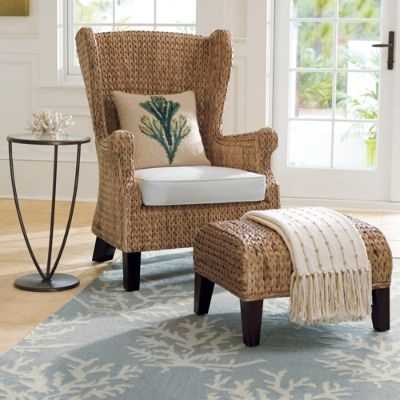 Seagrass Wing Chair