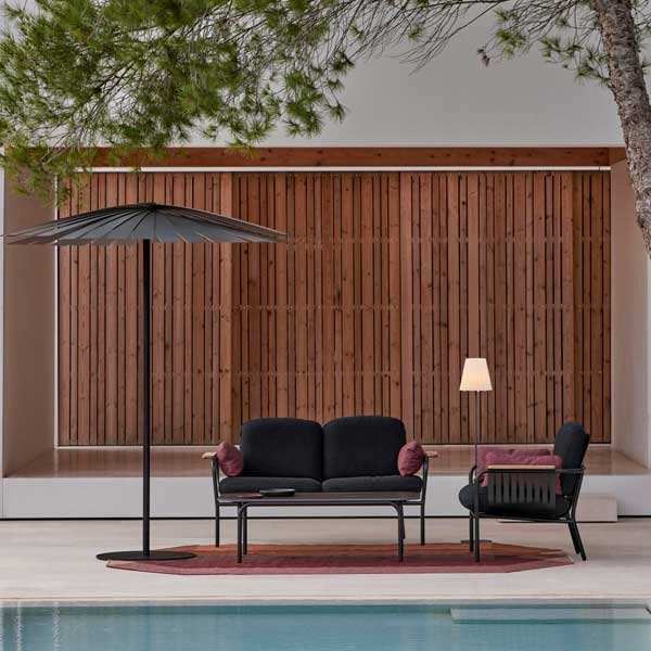 Outdoor Wood & Aluminum - Sofa Set - Capa