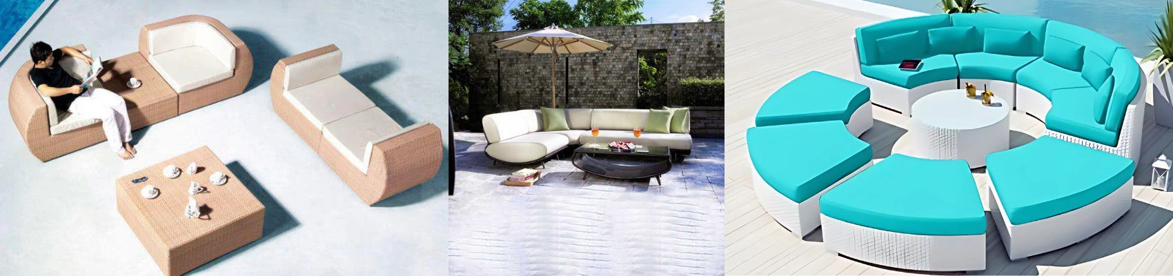 Outdoor Wicker Sectional Sofa