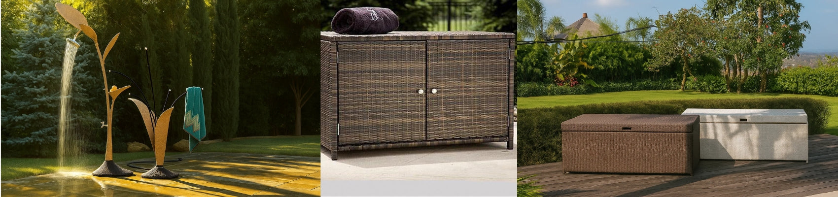 Outdoor Wicker Accessories