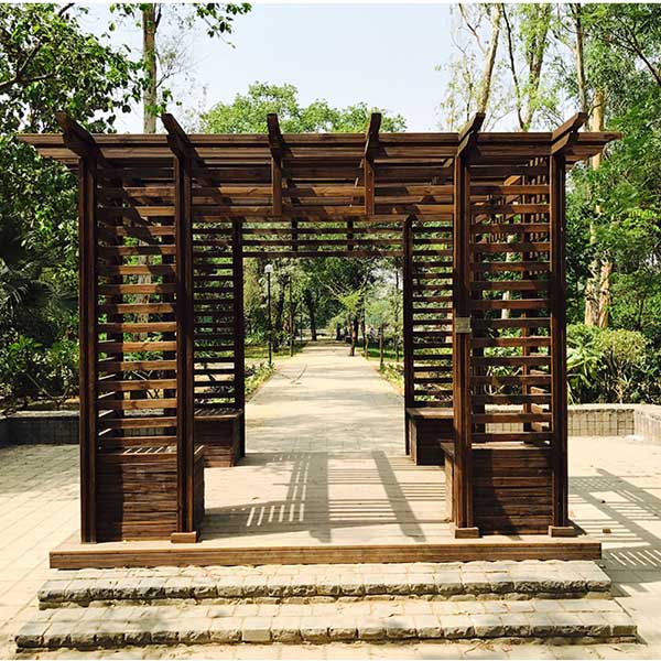 Thermo Pine Pergola | थर्मो पाइन वुड पर्गोला / Wooden Pergola for Garden & Patio | Luxox Premium Outdoor Pergola