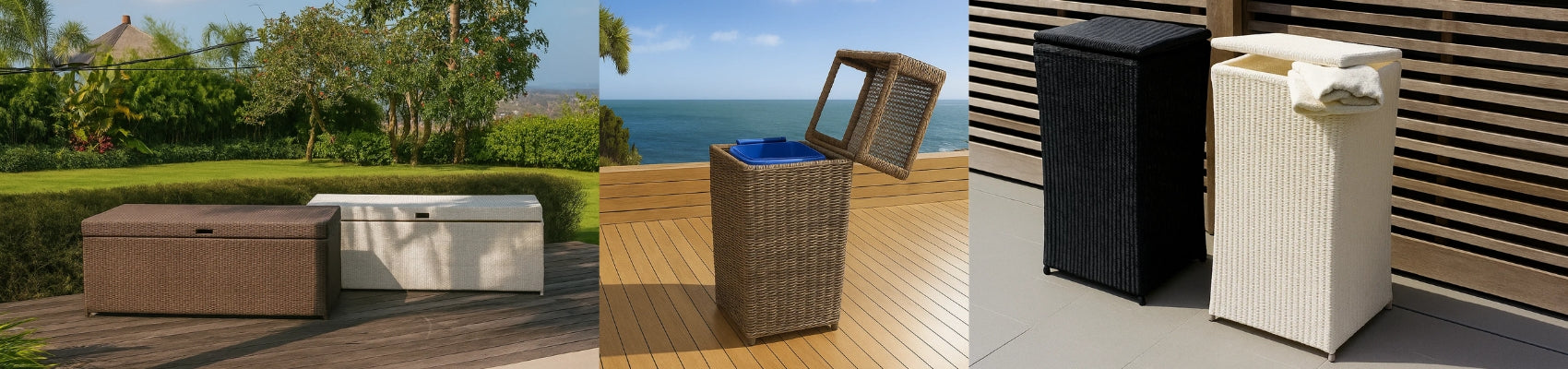 Outdoor Wicker Baskets