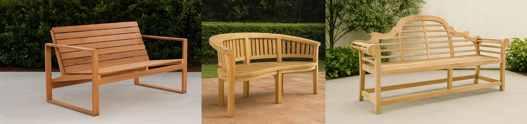 Wood WPC Garden Bench