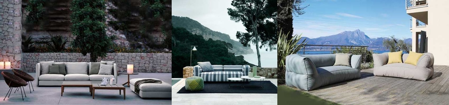 Fully Upholstered Outdoor Sofa Set