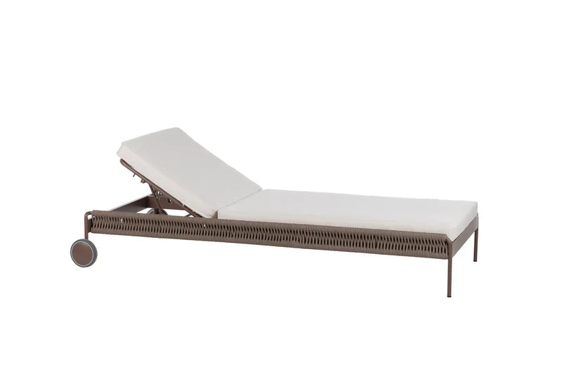 Outdoor Braided, Rope & Cord Sunlounger - Pristine Prime