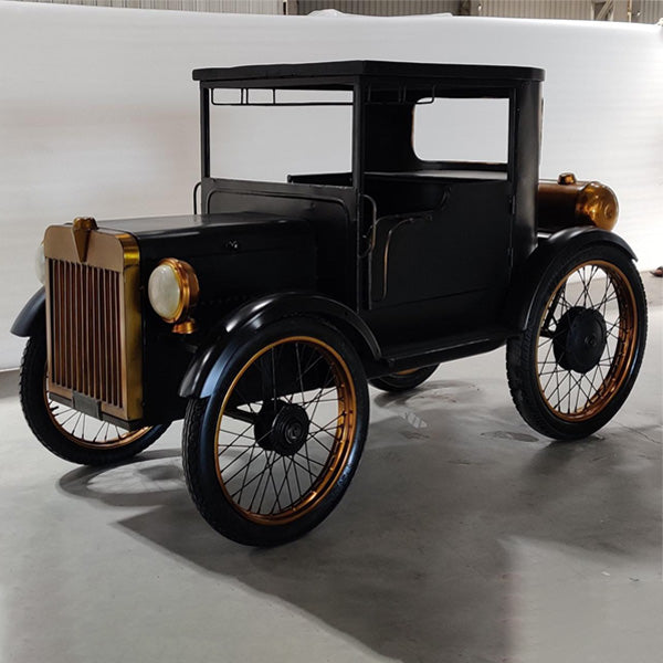 Antique Rustic Automobile Furniture - Wine Cabinet - Vintage Ride