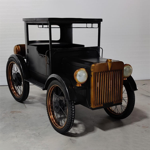 Antique Rustic Automobile Furniture - Wine Cabinet - Vintage Ride
