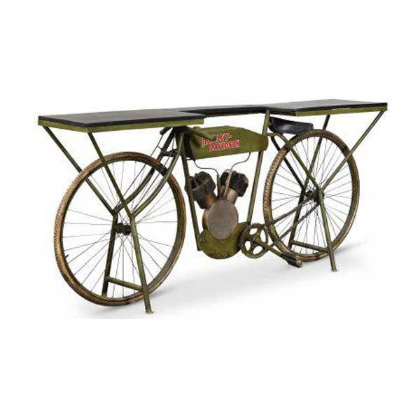 Antique Rustic Automobile Furniture - Wine Cabinet - Wine on Wheels