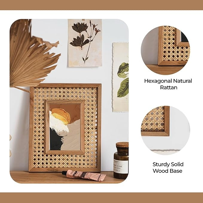 Cane & Rattan Photo Frame - Accessories- CasaCane