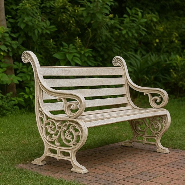 Cast Aluminum Outdoor Furniture – Garden Bench – Verona