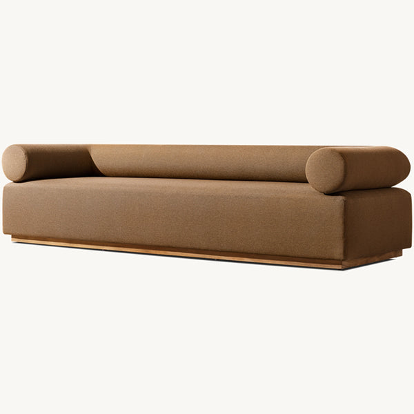 Fabric Upholstered Outdoor Furniture - Sofa Set - Wooden Sapphire