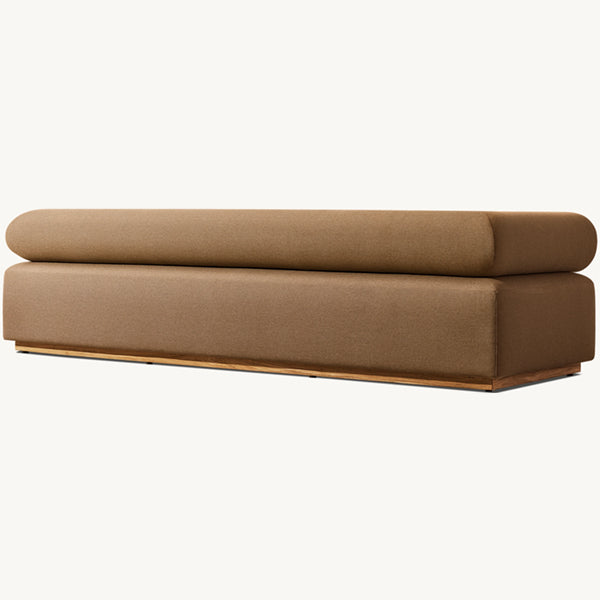 Fabric Upholstered Outdoor Furniture - Sofa Set - Wooden Sapphire