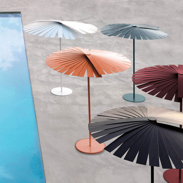 Garden Umbrella - Sun Shade - Patio Parasol - Round Sun Shade - Slised Strips - Round Umbrella - Prism Slice Umbrella
