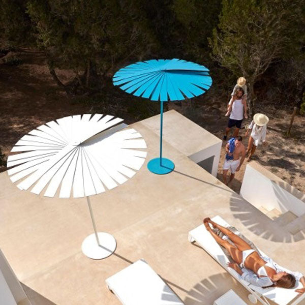 Garden Umbrella - Sun Shade - Patio Parasol - Round Sun Shade - Slised Strips - Round Umbrella - Prism Slice Umbrella