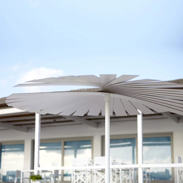 Garden Umbrella - Sun Shade - Patio Parasol - Round Sun Shade - Slised Strips - Round Umbrella - Prism Slice Umbrella