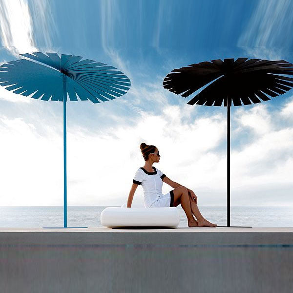 Garden Umbrella - Sun Shade - Patio Parasol - Round Sun Shade - Slised Strips - Round Umbrella - Prism Slice Umbrella