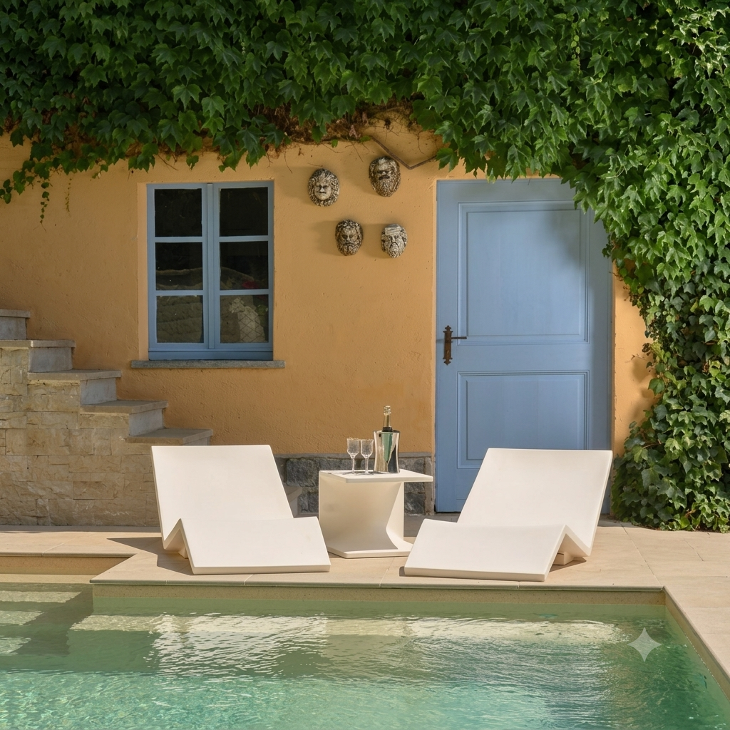 Luxox Solara FRP Floating Pool Sun Bed | Luxury Pool Lounger