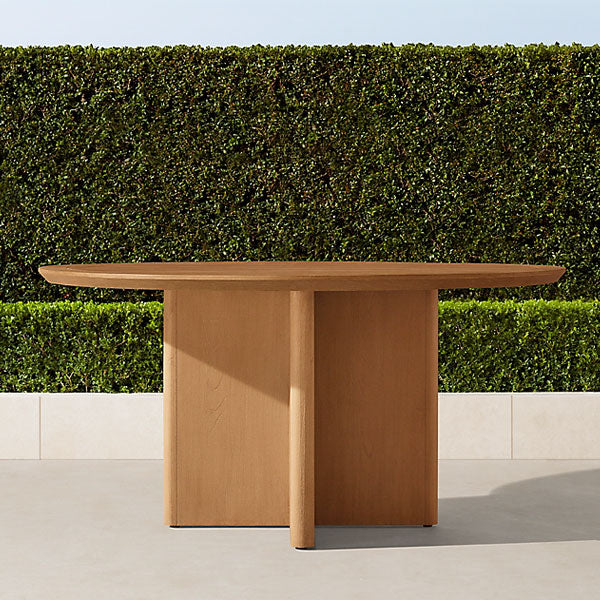Outdoor Furniture Wood - Dining Set - Oak -  Ready Stock Sale