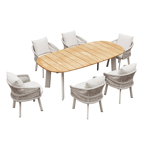 Outdoor Braided & Rope Coffee Set - Briny 01