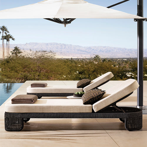Outdoor Braided & Rope Sunlounger - Euphoria