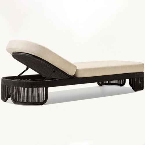 Outdoor Braided & Rope Sunlounger - Euphoria 01