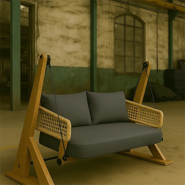 Outdoor Braided & Rope Swing - Tierra Weave Swing