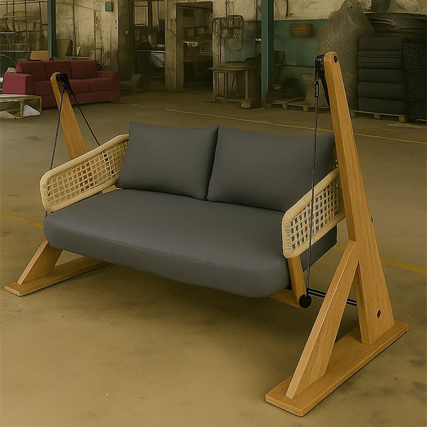 Outdoor Braided & Rope Swing - Tierra Weave Swing